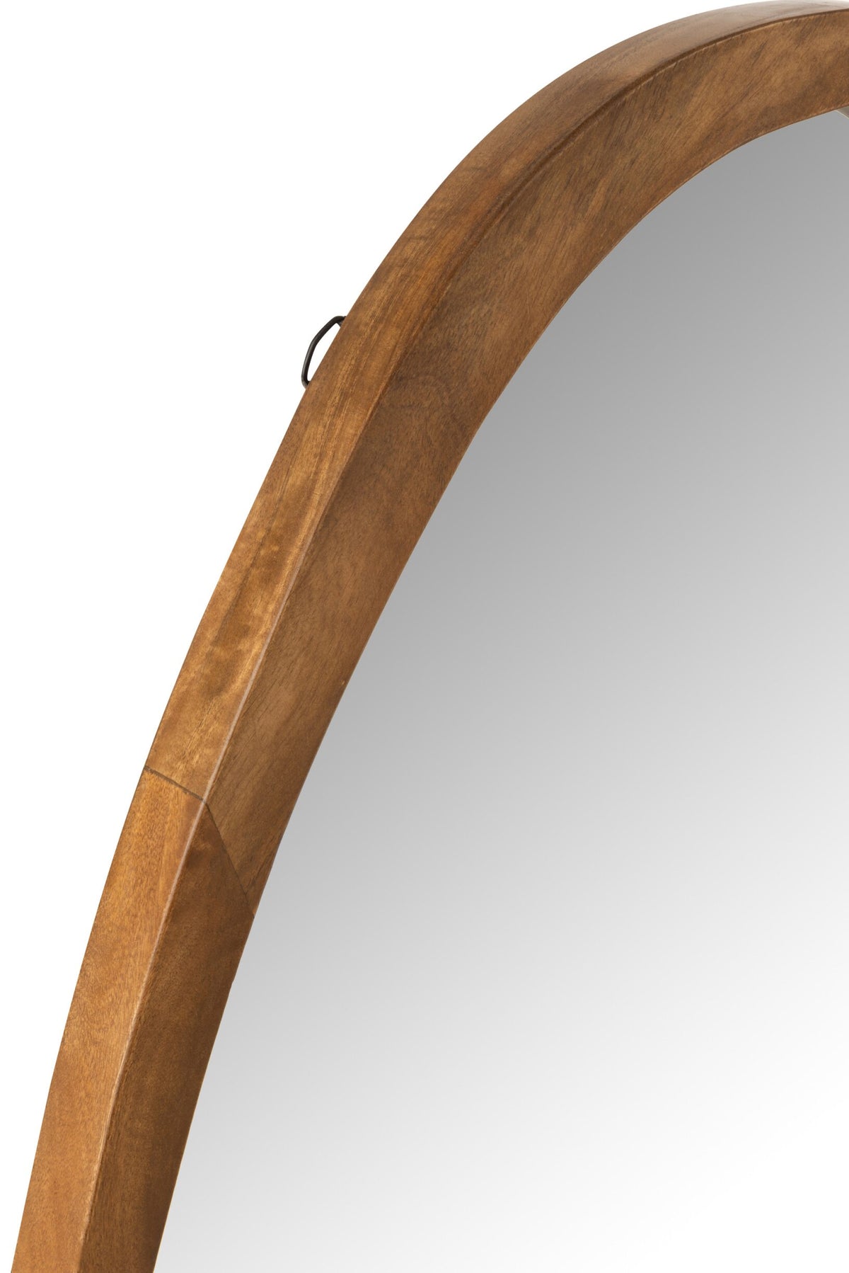 Mirror Vince Irregular Mango Wood Brown