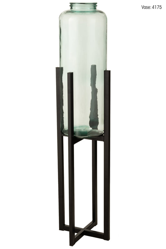 Foot For Flowerpot/Basket Metal Black Largge