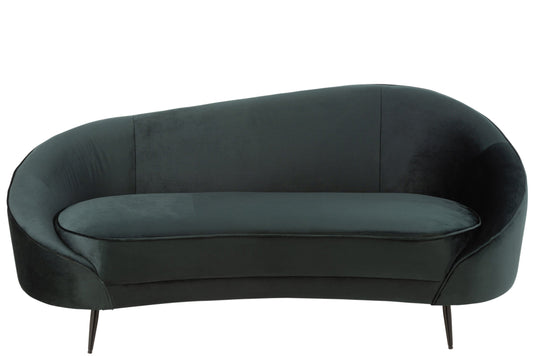 Sofa Elisabeth Textile/Metal Green
