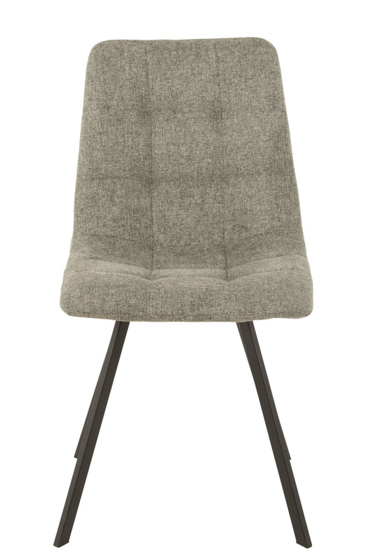 Chair Babette Textile/Metal Grey