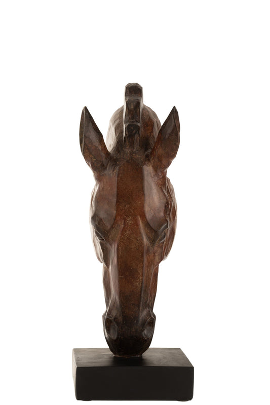 Horse Head Poly Brown