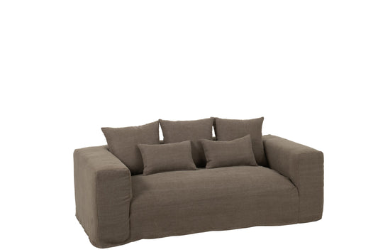 Cover For Seat+5cushions Monaco Sofa Linen Desert Taupe