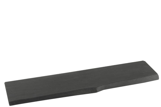 Wall Shelf Gerard Mango Wood Black Large