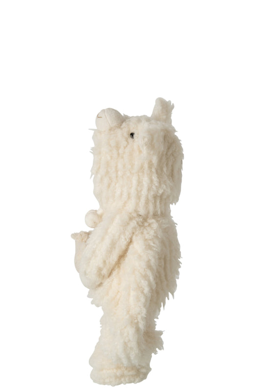 Child Sheep Polyester White