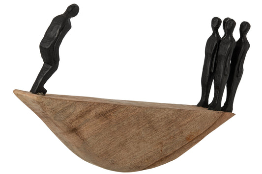 People Balance Mango Wood Natural/Black