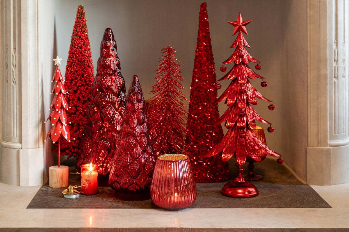 Christmas Tree Iron Red Small