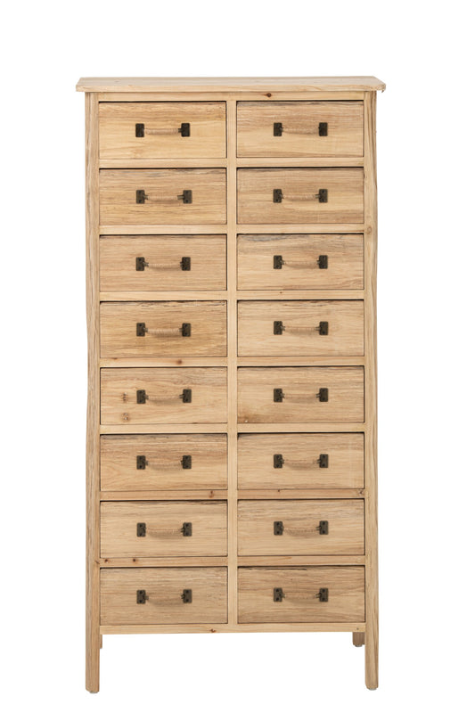 Chest Of Drawers Chamonix Fir Wood Natural