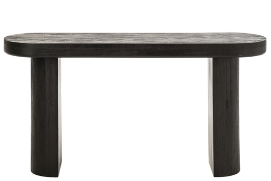 Console Mango Wood Black/Natural