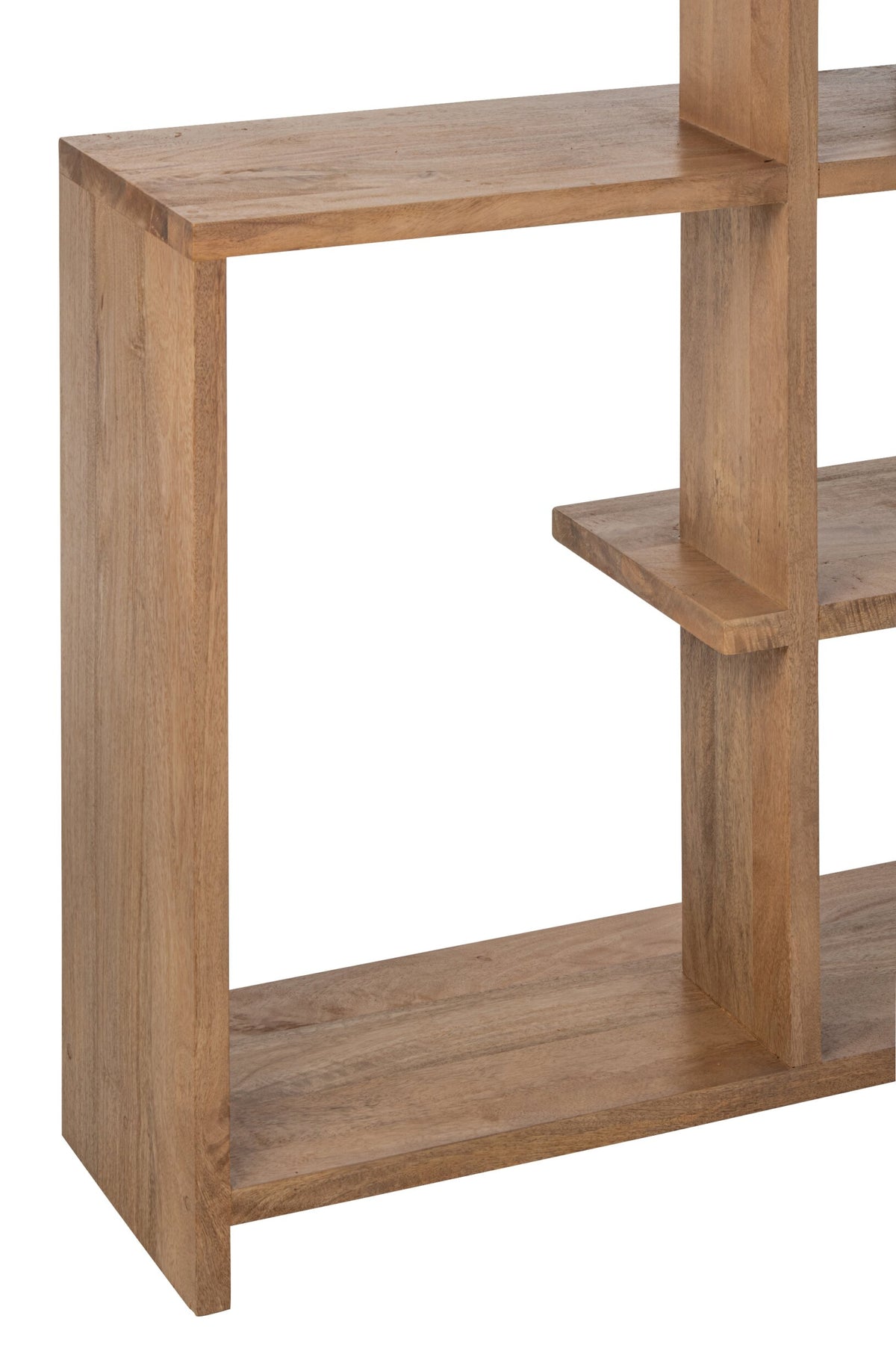 Bookcase Mango Wood Natural Large