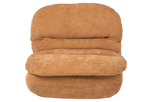 Lounge Chair Compressed Foam Orange