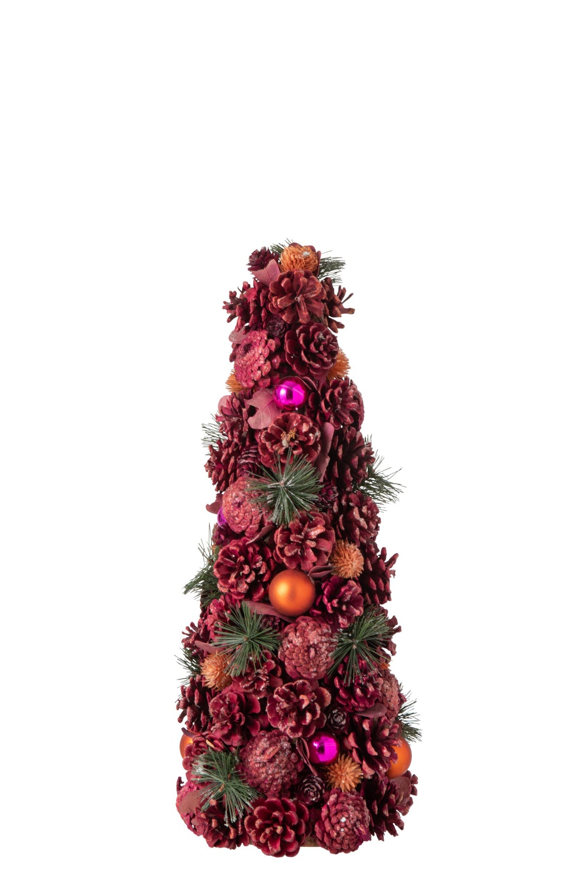 Cone Pinecone Dark Pink/Orange Small