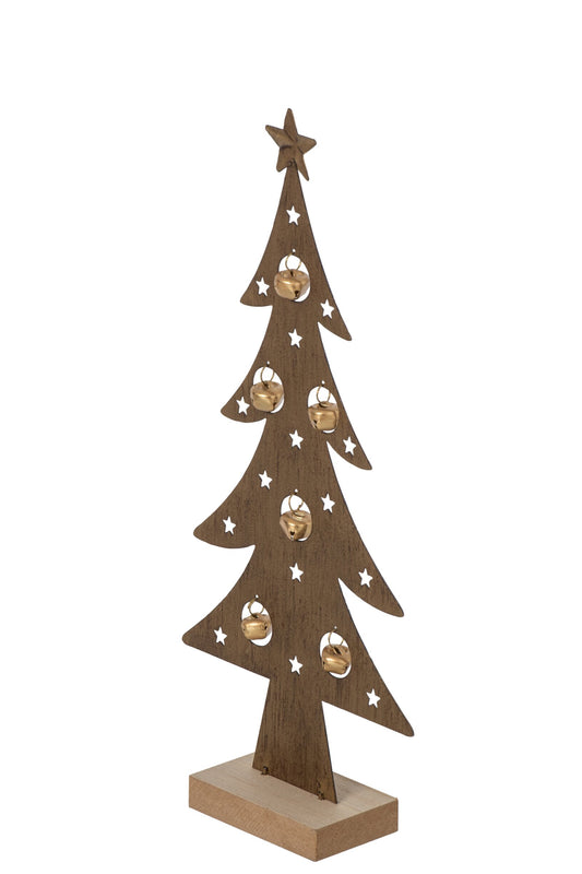 Tree With Bells Iron Brown/Gold