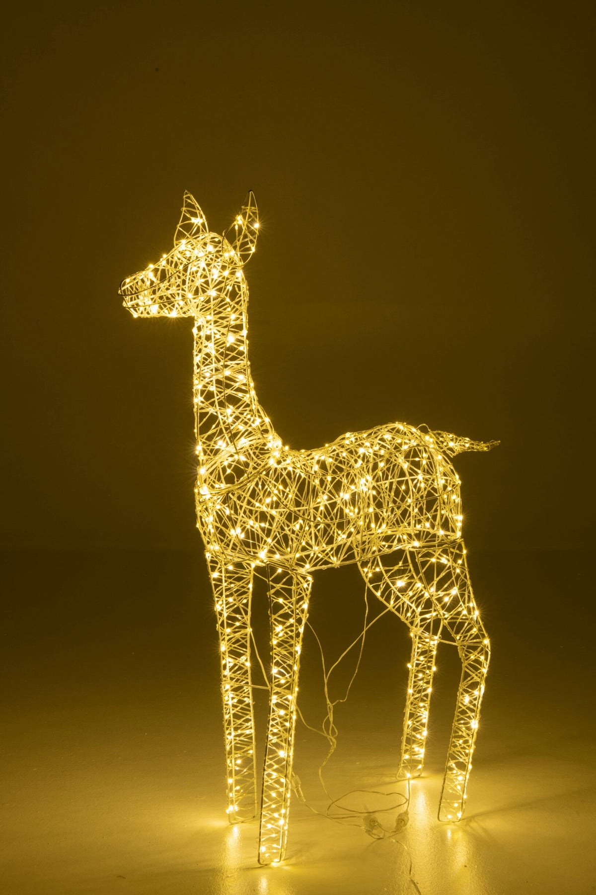 Deer LED Iron White