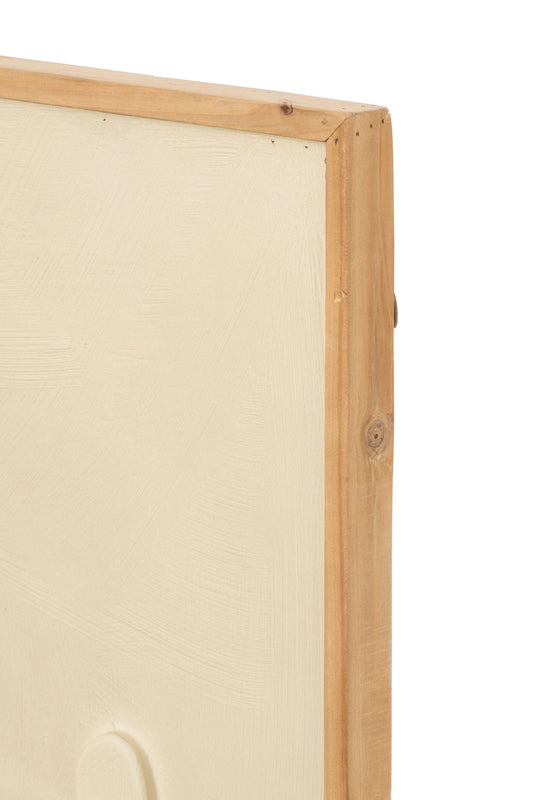 Wall Decoration MDF White Assortment Of 2