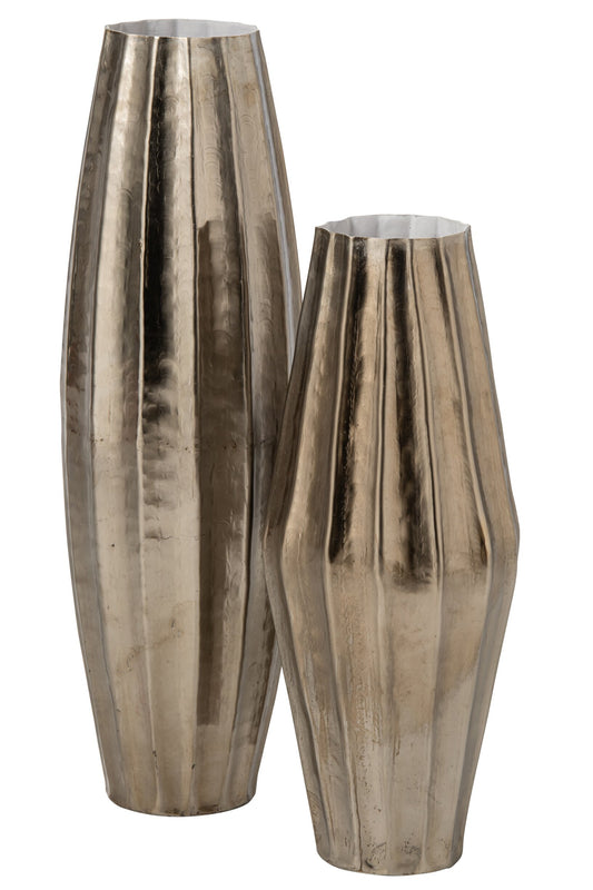 Vase Aluminium Gold Large