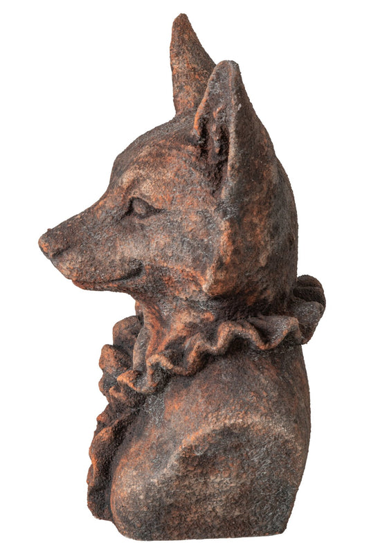 Fox Polyresin Brown Large