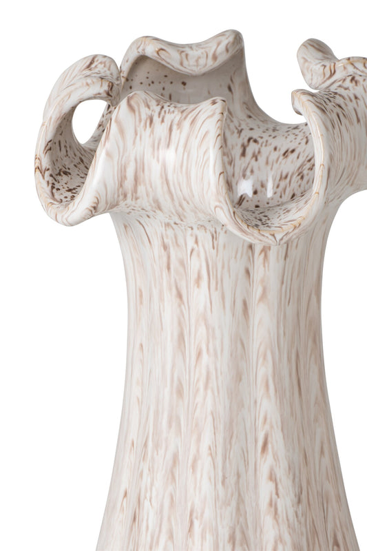 Vase Clay/Glaze Light Beige Small