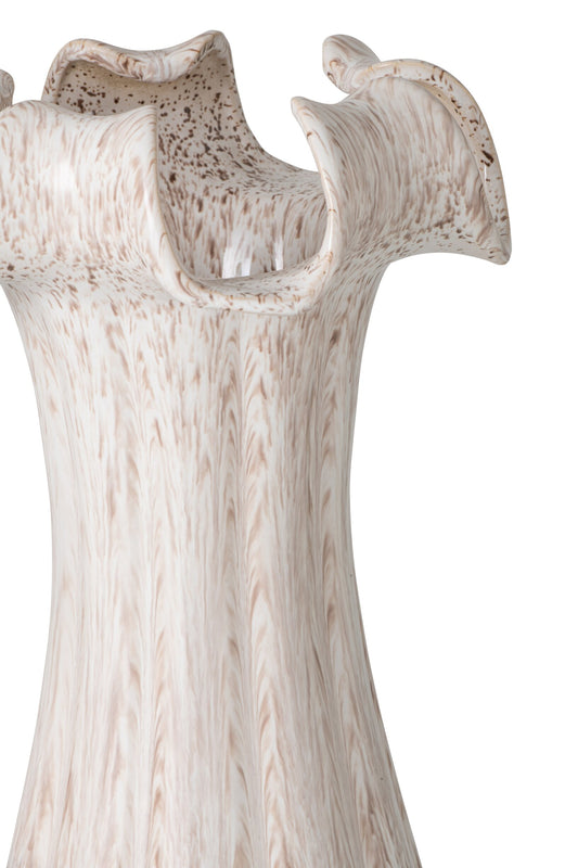 Vase Clay/Glaze Light Beige Large