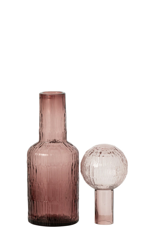 Bottle Glass Burgundy Small