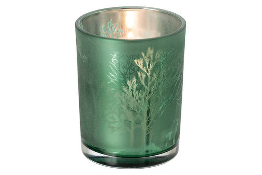 Kaarshouder Bos Glas Groen Large