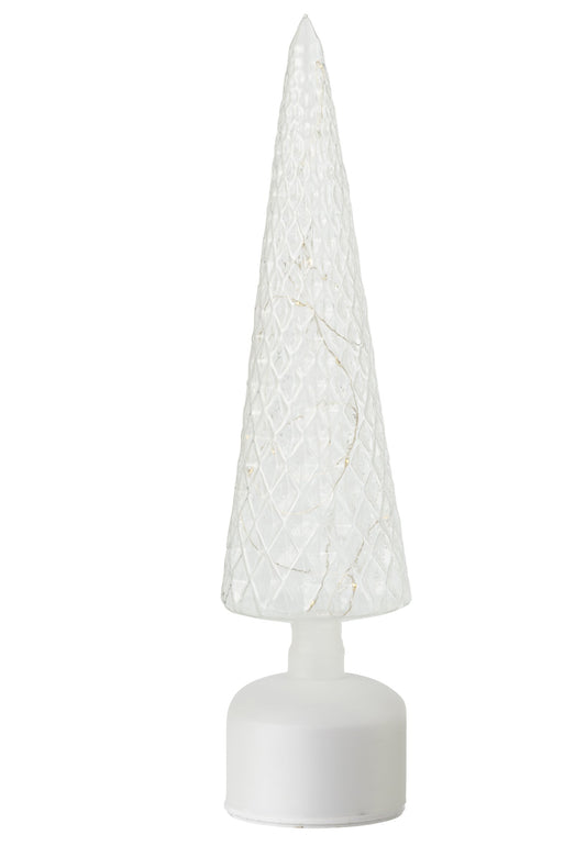 Tree LED Turning Glass Transparent Large