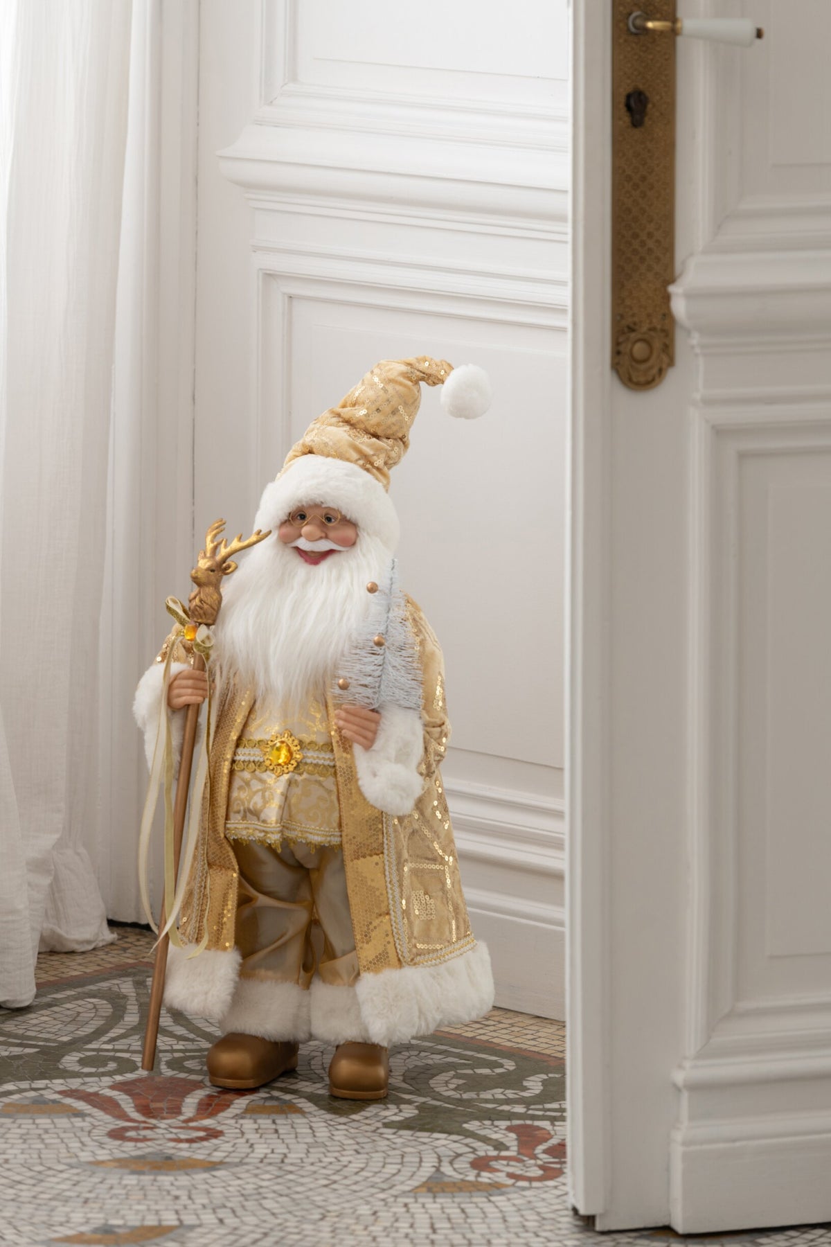 Santa Claus Synthetic Gold Small