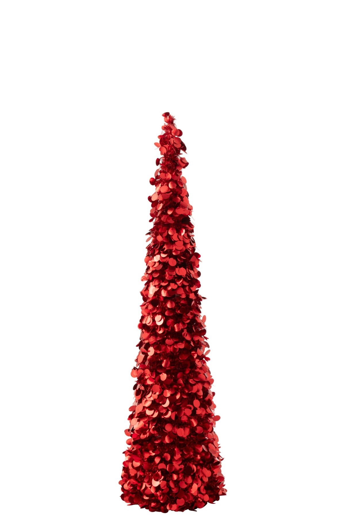 Tree Sparkling Polystyrene Red Large