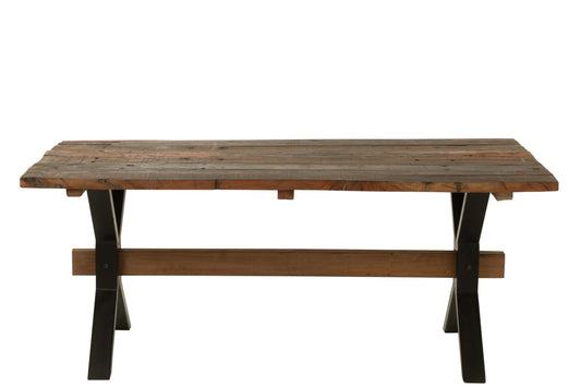 Table Vintage Wood Brown