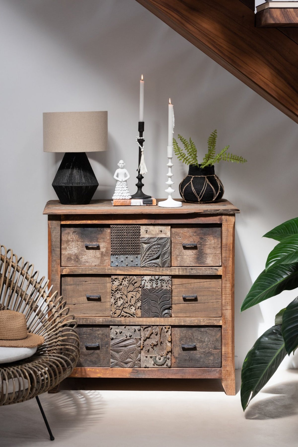 Cabinet Vintage Wood Brown