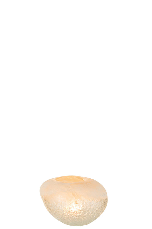 Vaas Bol Glas Beige
