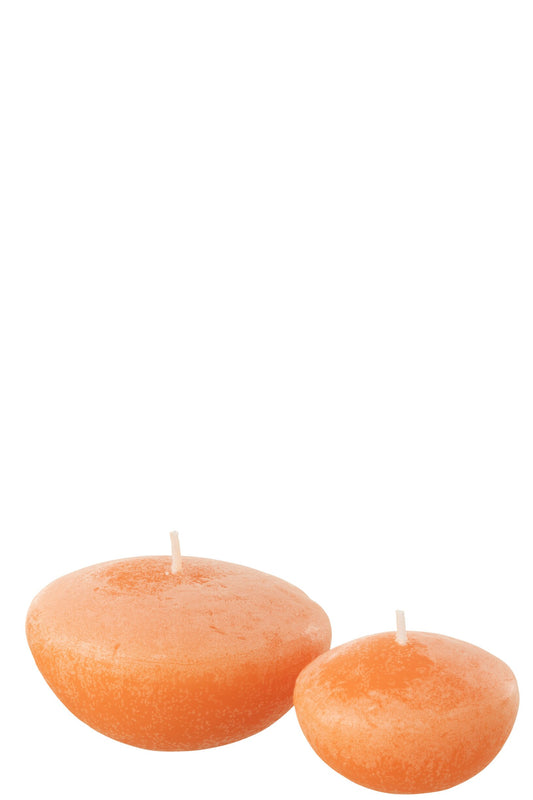 Doos 4 Drijfkaars Oranje Large-8u