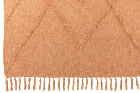 Throw Tassel Cotton Coral
