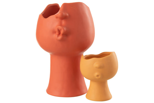 Flowerpot Enya Porcelain Terracotta