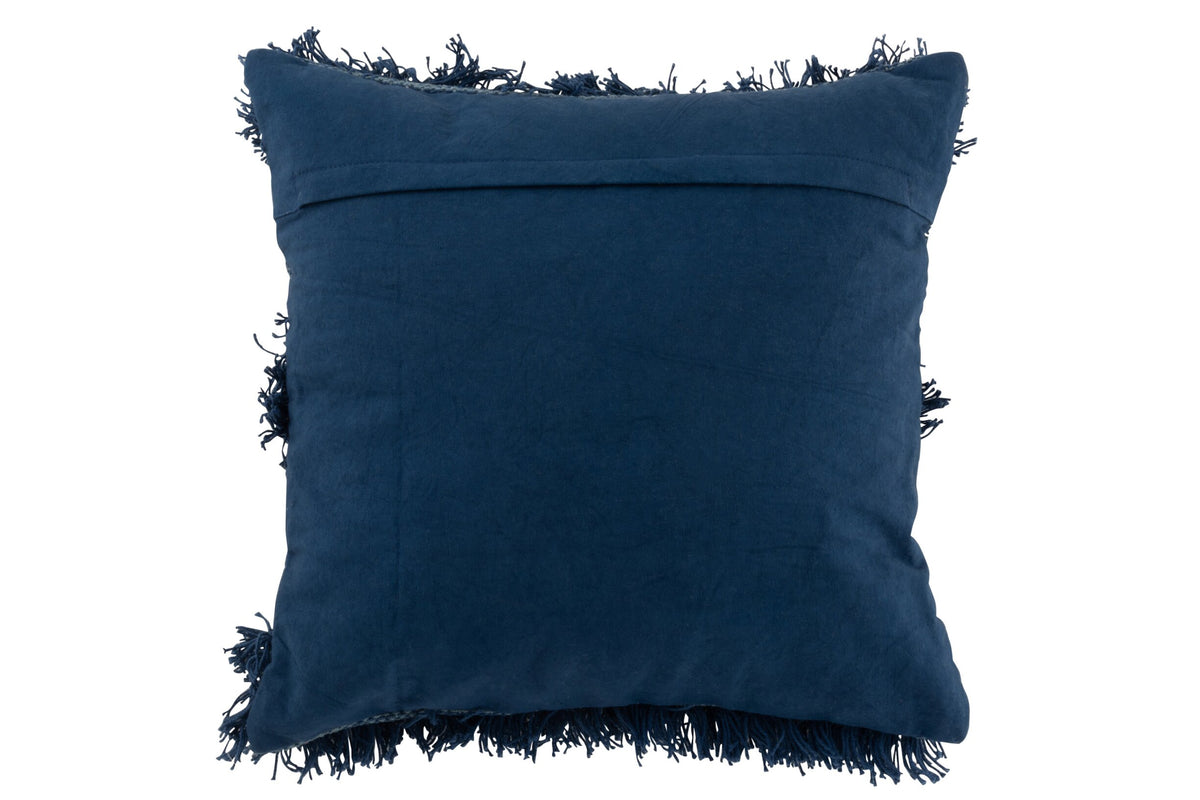 Cushion Border Mirror Cotton Blue