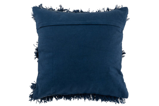 Cushion Border Mirror Cotton Blue
