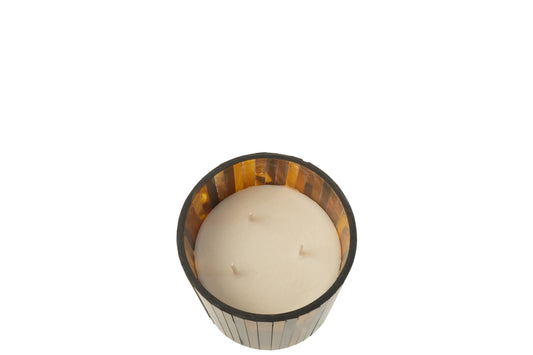 Geurkaars Noa Zesty Sunburst Oker Small-35h