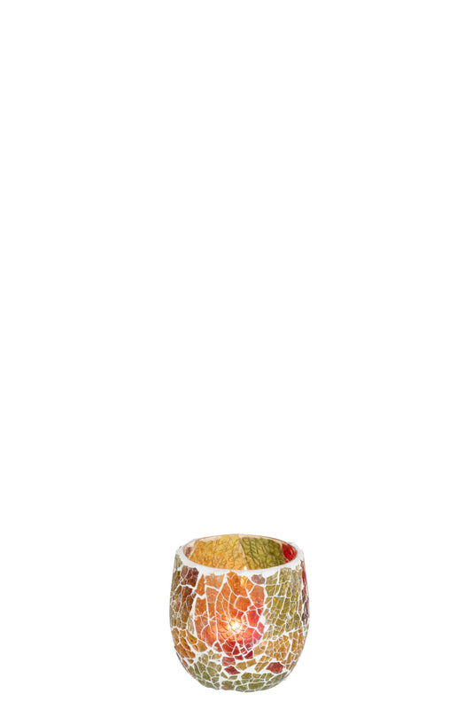 Kaarsenhouder Sunset Glas Multi Small