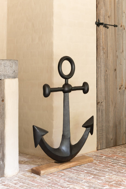 Anchor On Base Aluminium Black