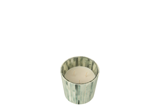 Geurkaars Noa Seaside Bliss Lichtblauw Small - 45u