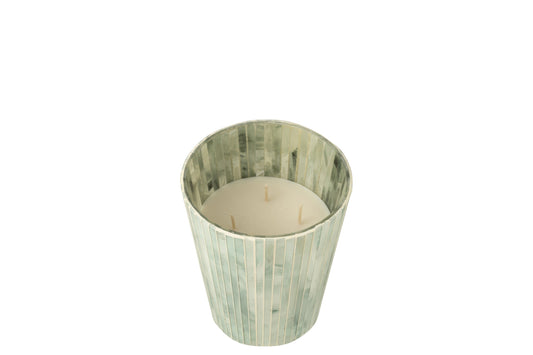 Geurkaars Noa Seaside Bliss Lichtblauw Large - 75u