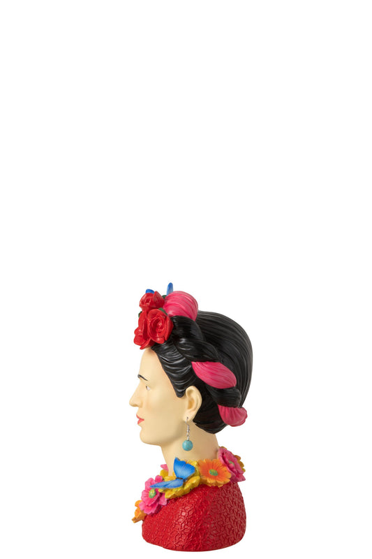 Bust Frida Kahlo Polyresin Small