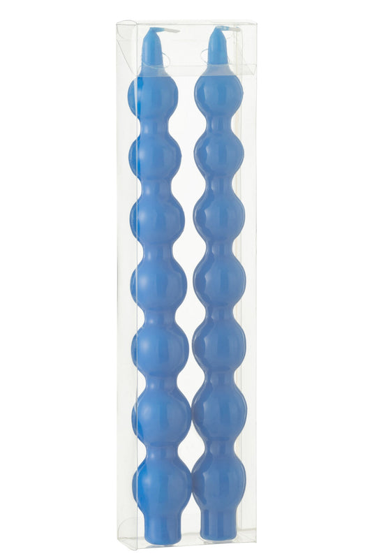 Doos 2 Kaars Kalebas Blauw-5h