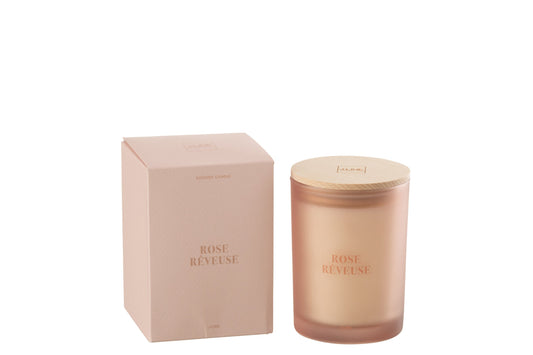 Geurkaars Accords Essentiels Rose Rêveuse-38h