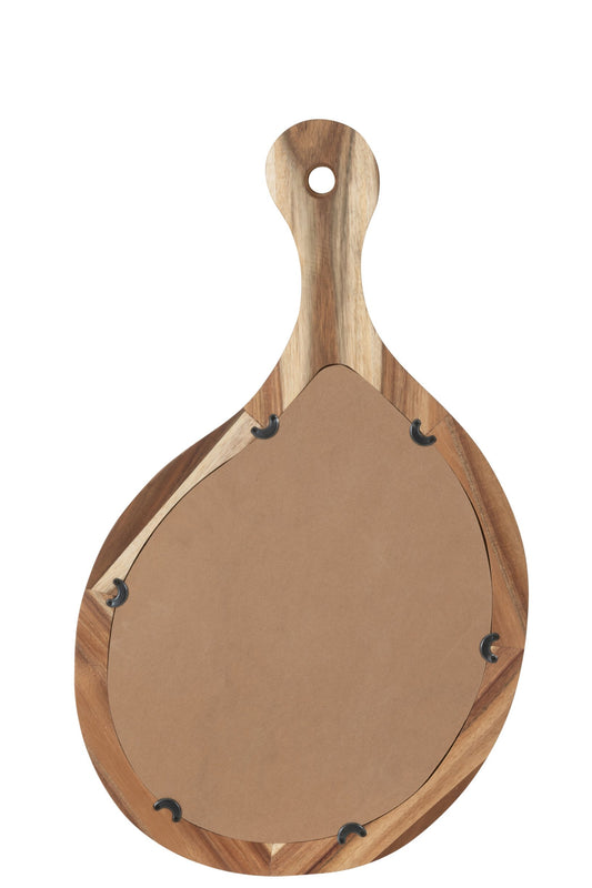 Mirror Palette Wood/Glass Natural Large