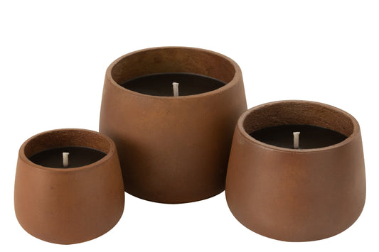Buitenkaars Cement Bruin Large - 48u