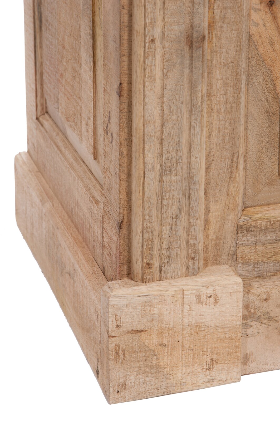 Bar Cabinet 2 Drawers Rectangular Wood Natural