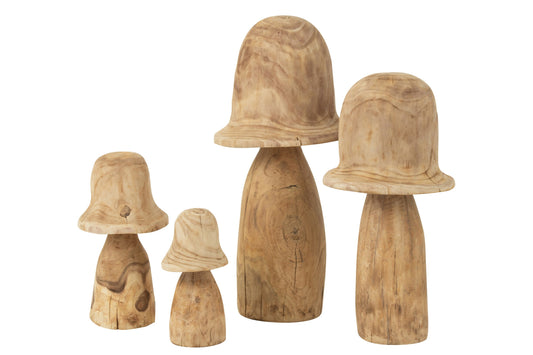Mushroom Bell Top Natural Extra Large