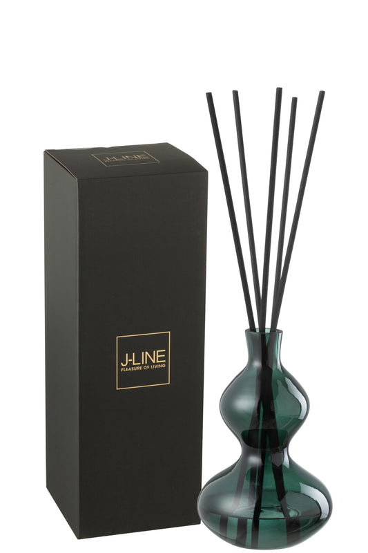 Geurolie Cedar Breeze Glas Donkergroen Small