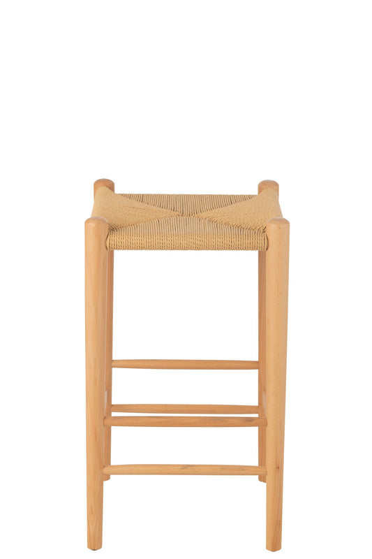 Bar Chair Orient Beech Wood/Rope Natural