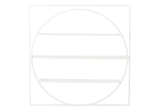 Wall Shelf News Metal White